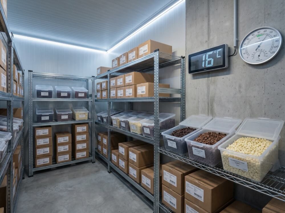 Schokolade richtig lagern: Temperatur, Haltbarkeit und Lagerungstipps