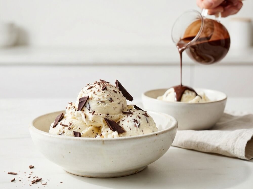 Perfekte Stracciatella-Kuvertüre