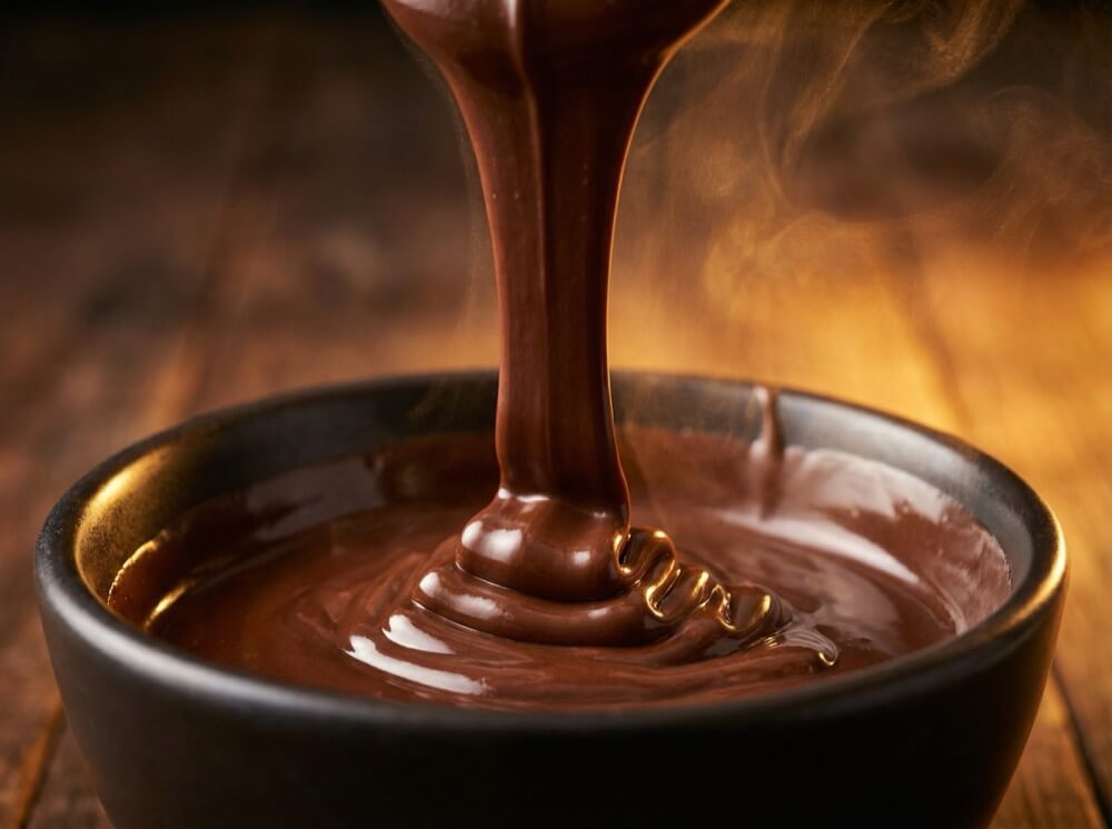 Flüssige Schokolade