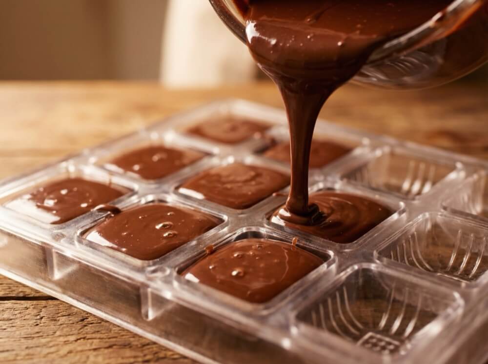 Schokolade gießen